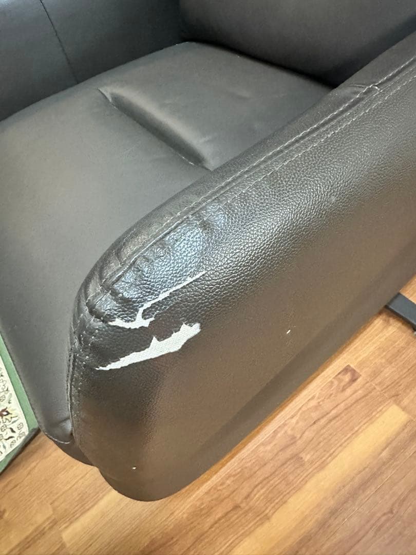 ニトリ　電動リクライニング　ダークブラウン 1人掛けソファ　札幌市受け渡し