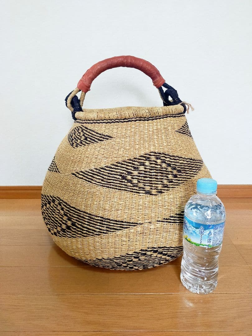 ブルキナファソ ボルガ ブルキナバスケット ポット 壺型 アフリカ ケニア