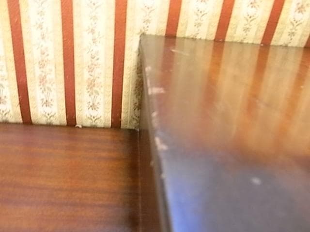 イギリス70s　テレフォンチェア　マホガニー　アンティーク