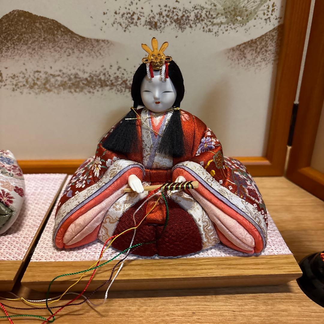 木目込雛人形 伝統的な日本の衣装