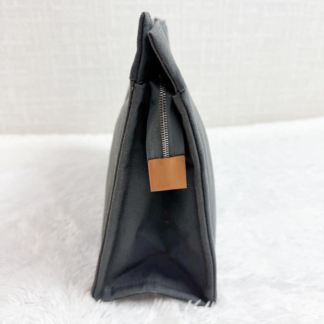 美品 エルメス HERMES クラッチバッグ フールトゥ グレー