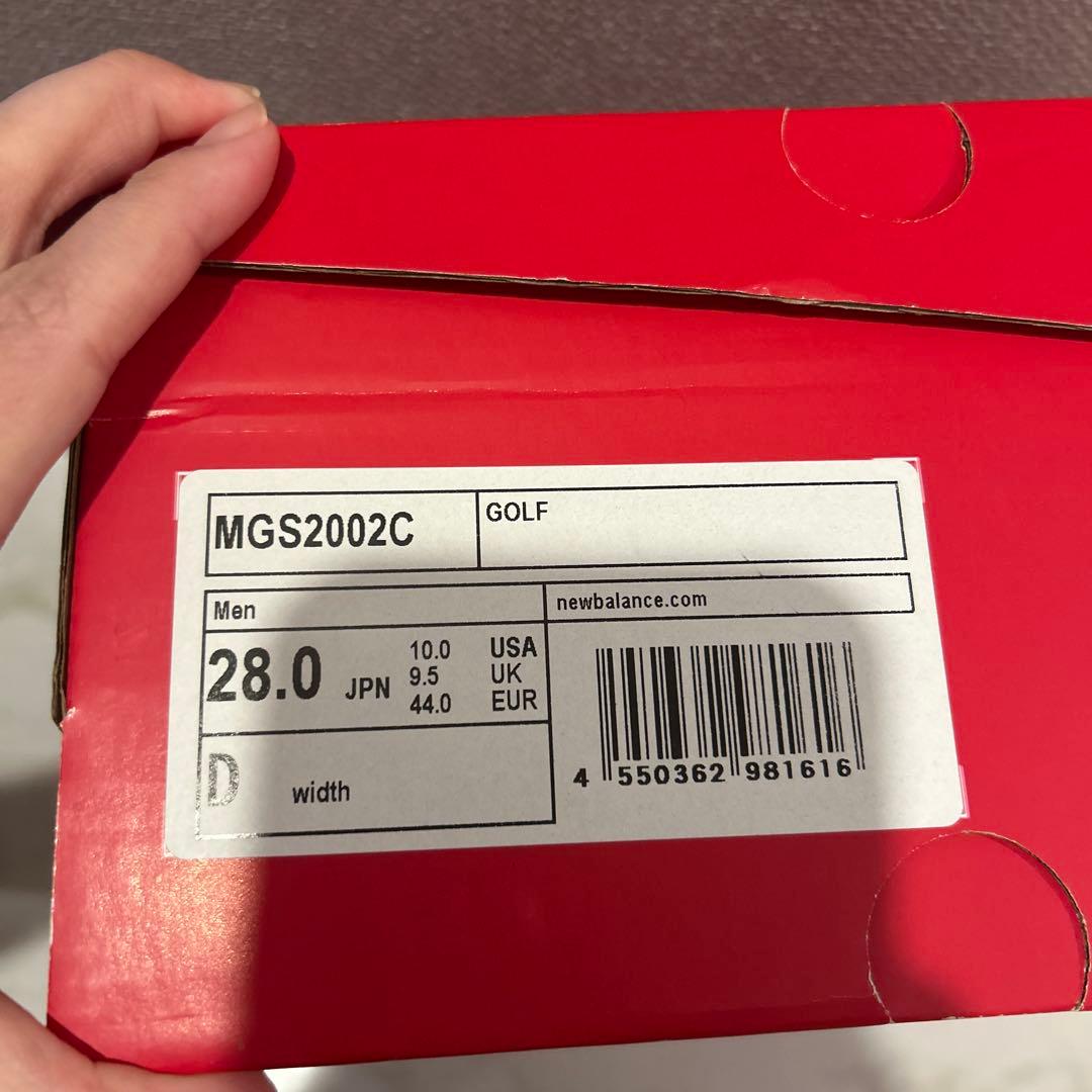 ニューバランス ゴルフシューズ MGS2002C 28cm 新品未使用