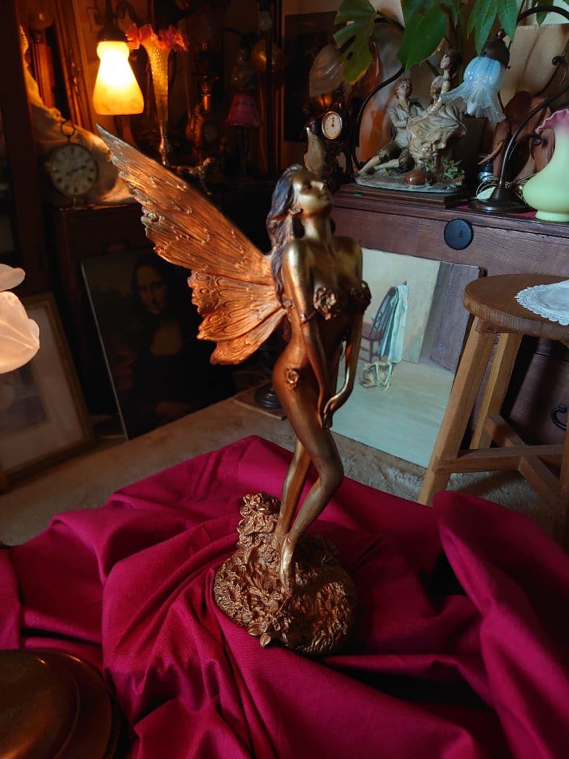 ヴィンテージ　ブロンズ像「勝利の女神」