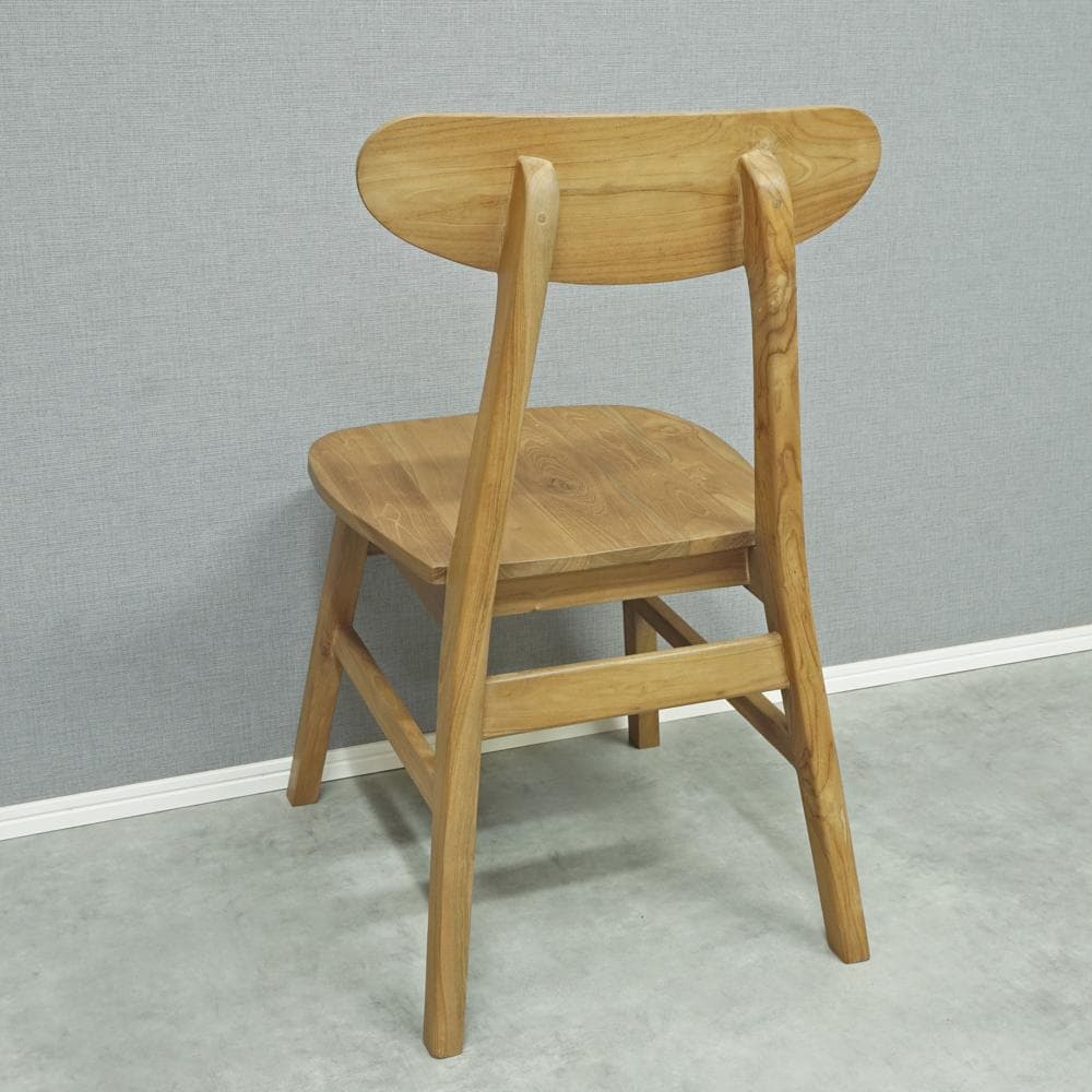 チークチェア（ナチュラル）　ダイニングチェア　無垢　teak シンプル