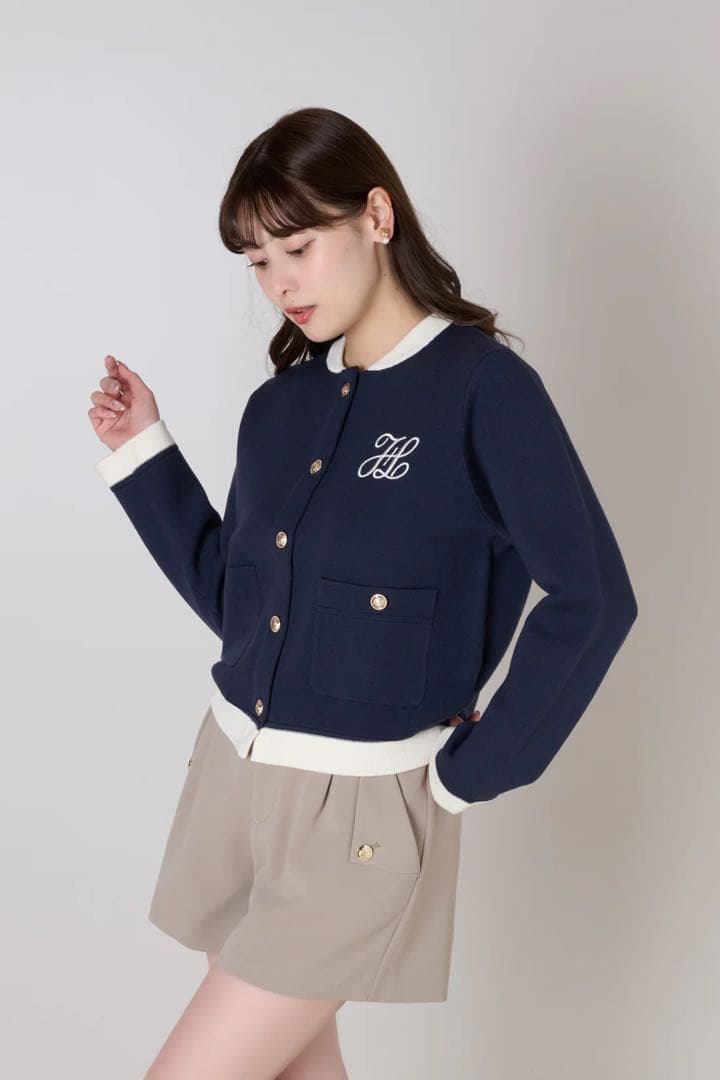 タロン様【即完売品！】HLT Logo Knit Varsity Jacket