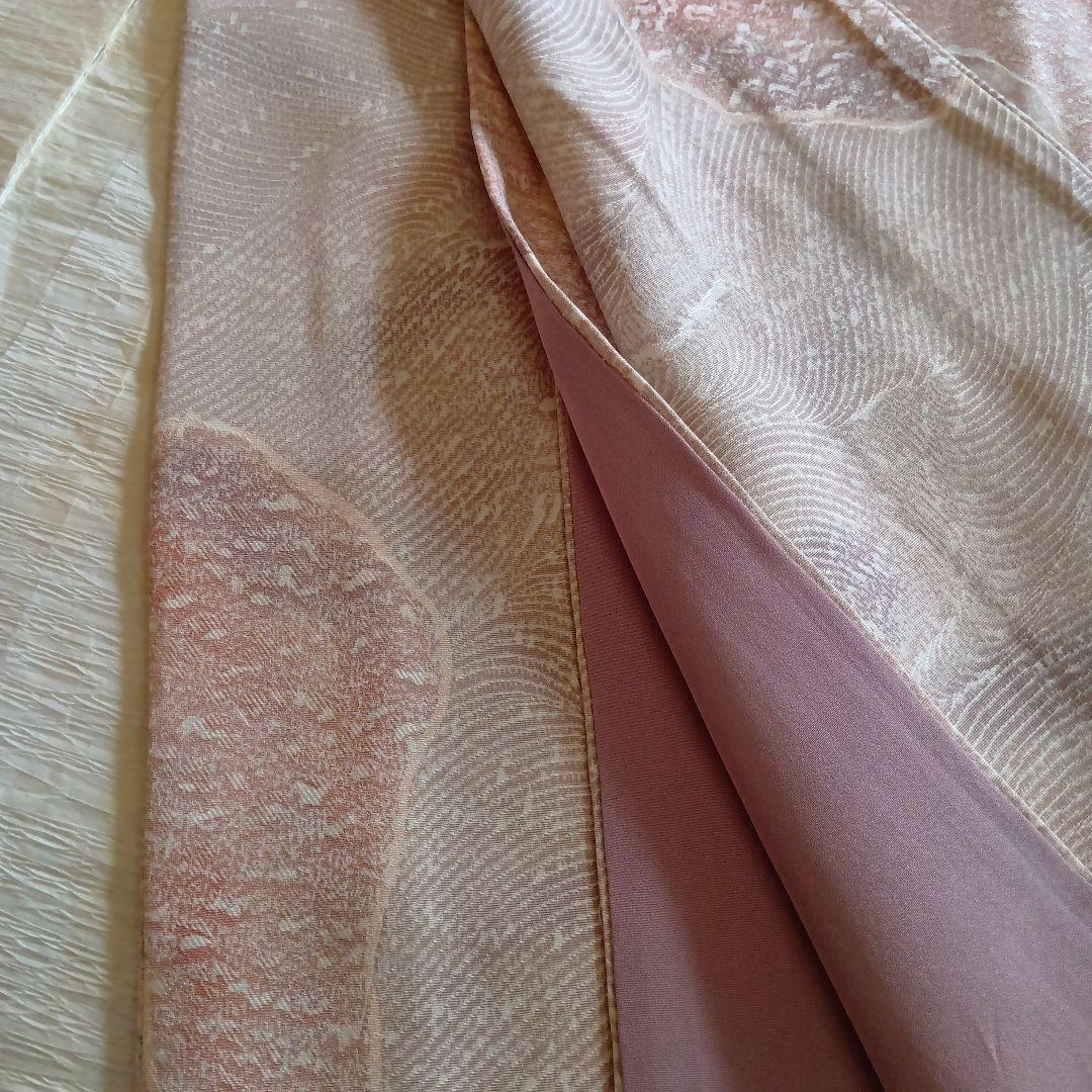 未使用小紋・新品二部式帯