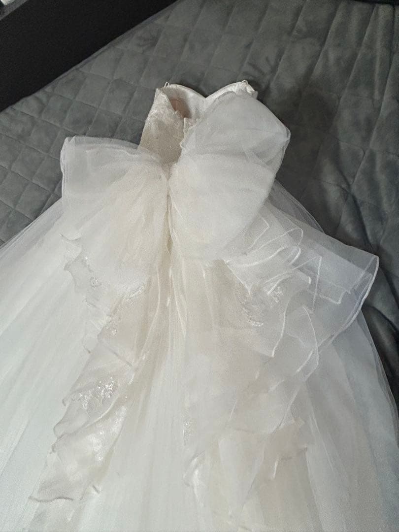 NICOLE ウェディングドレス 9号 ベールグローブセット