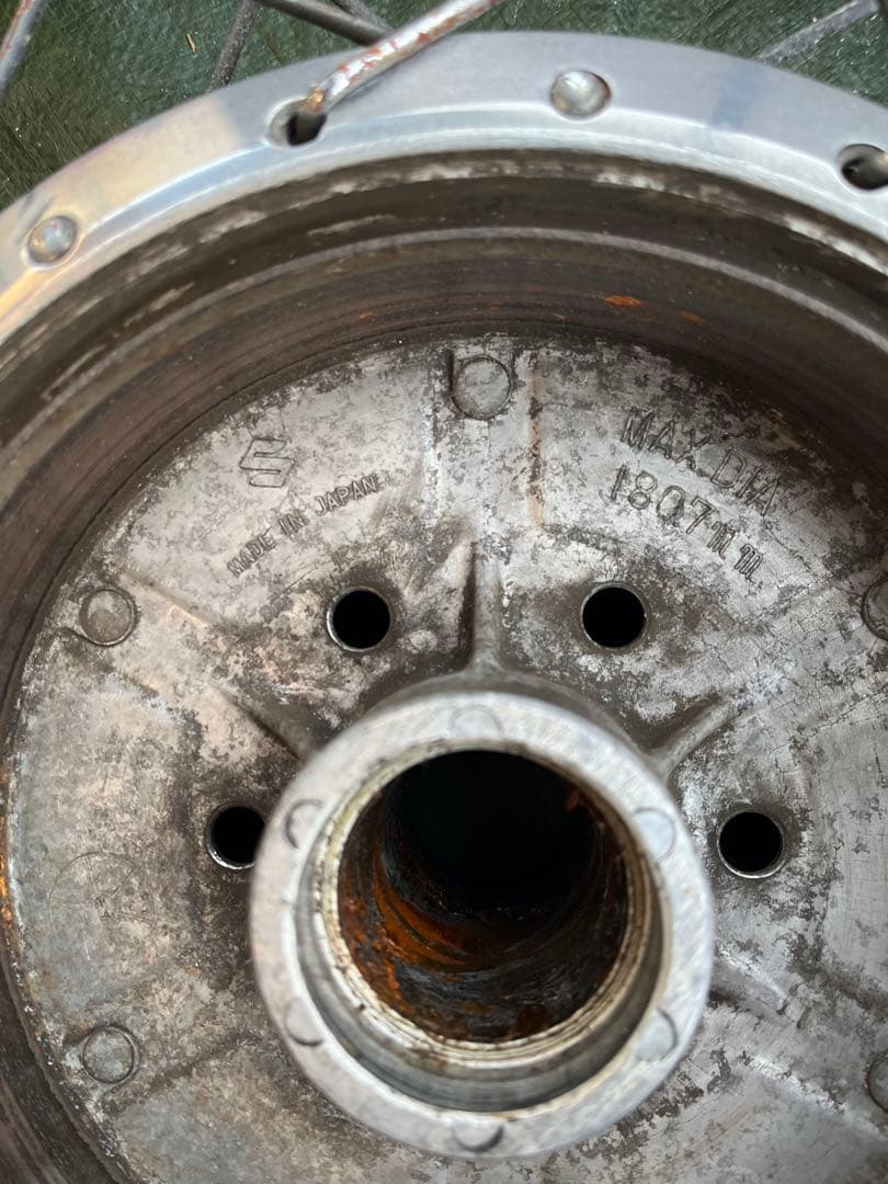 GS400 純正スポークホイール（前後セット）