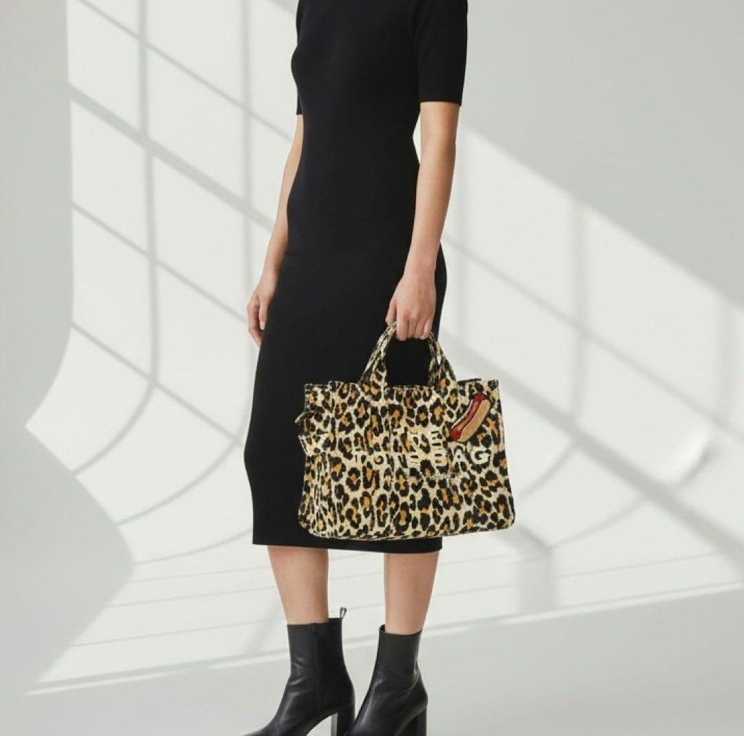 Marc Jacobs レオパード柄トートバッグ