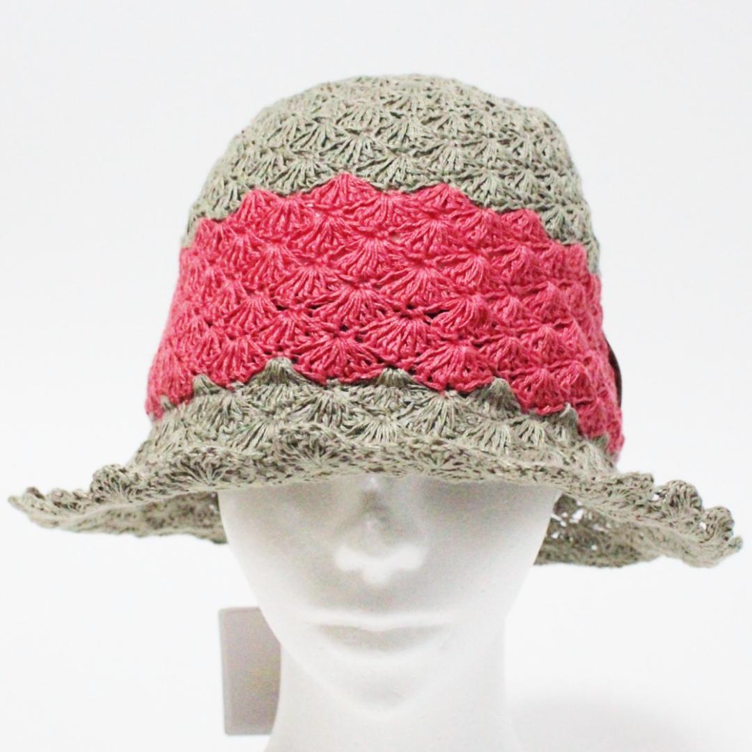 新品 ヴィヴィアンウエストウッド レザーオーブ刻印 リネン バケットクロッシェ