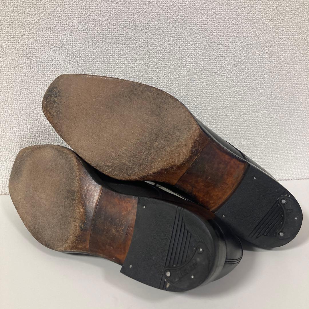 美品⭐️シェットランドフォックス 黒 レザー ビジネスシューズ 7.5 ブラック