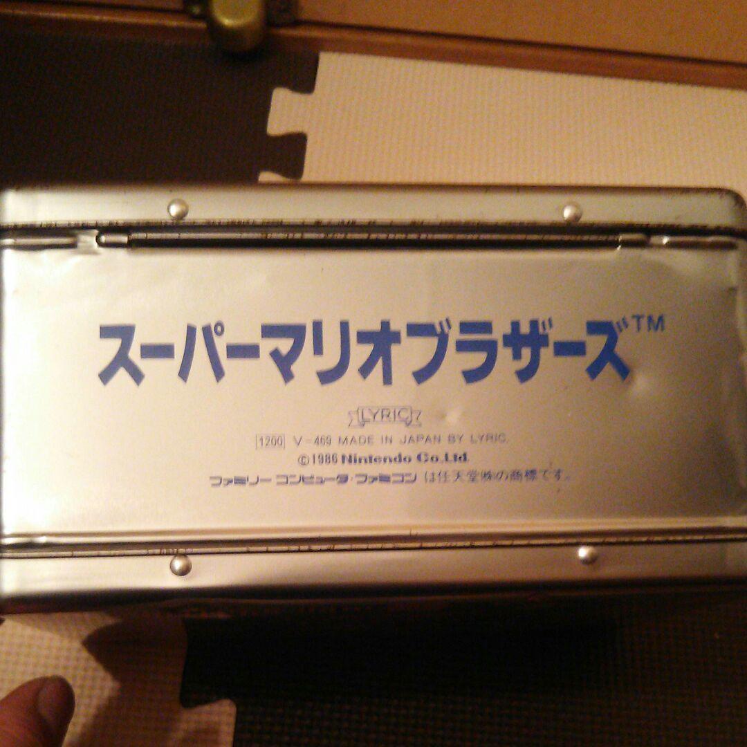 レア レトロ スーパーマリオブラザーズ ブリキ ケース