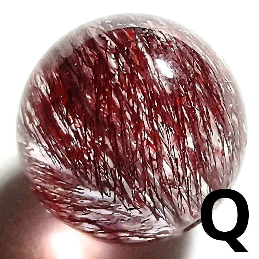 ★(たかしT！)トップグレードレッドスーパーセブン 9ミリ珠ビーズQ