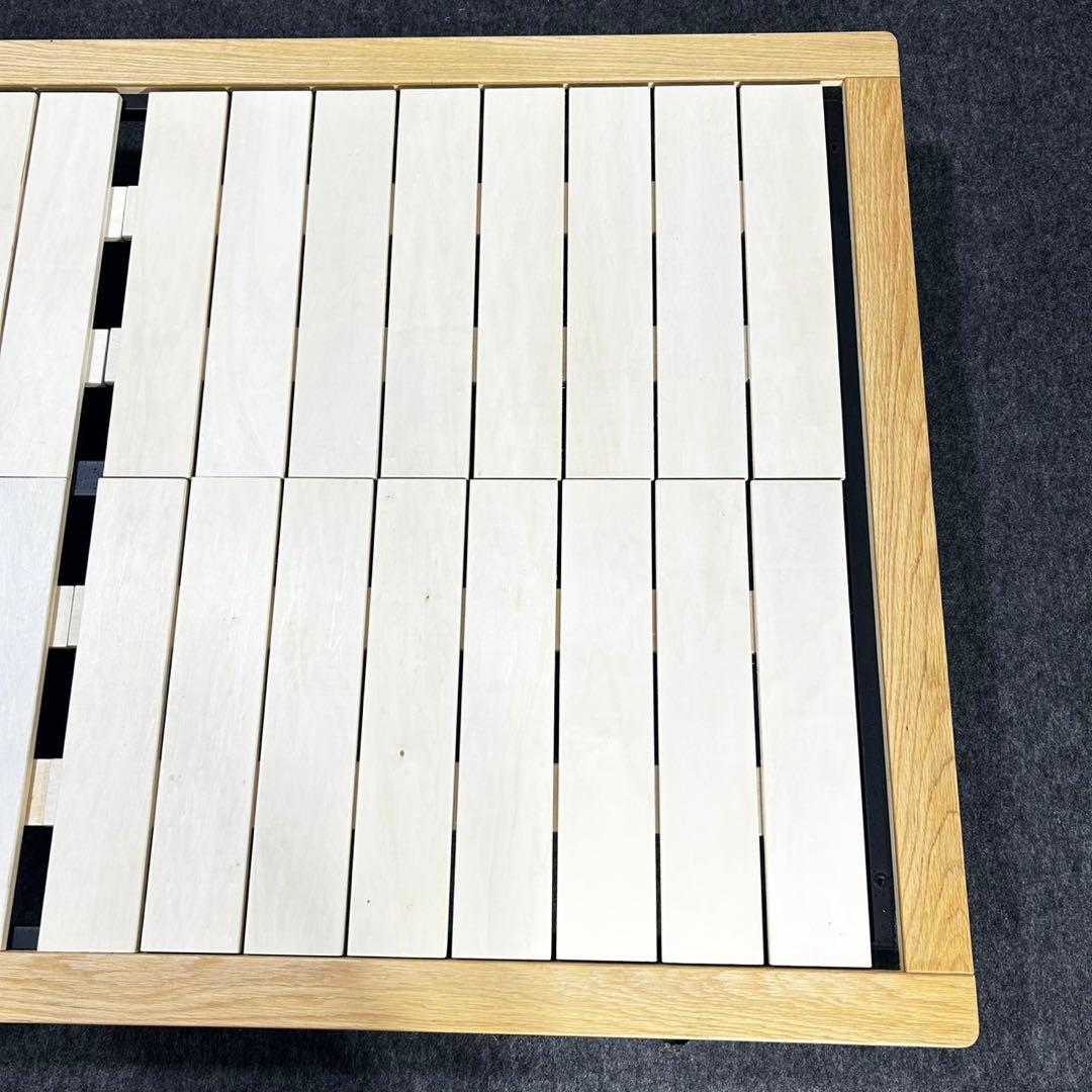 MUJI 無印良品 ベッドフレーム セミダブル 天然木 シンプル d4989