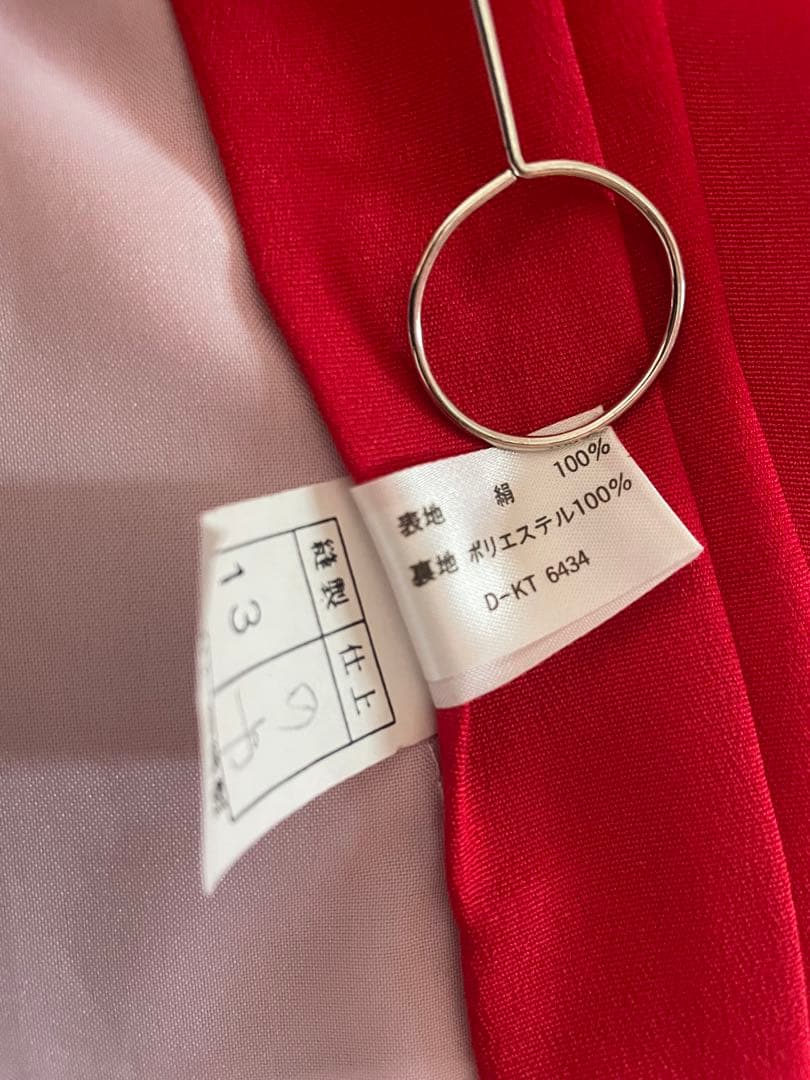 美品　七五三　大きめ7歳　8歳　正絹お着物セット　大四つ身