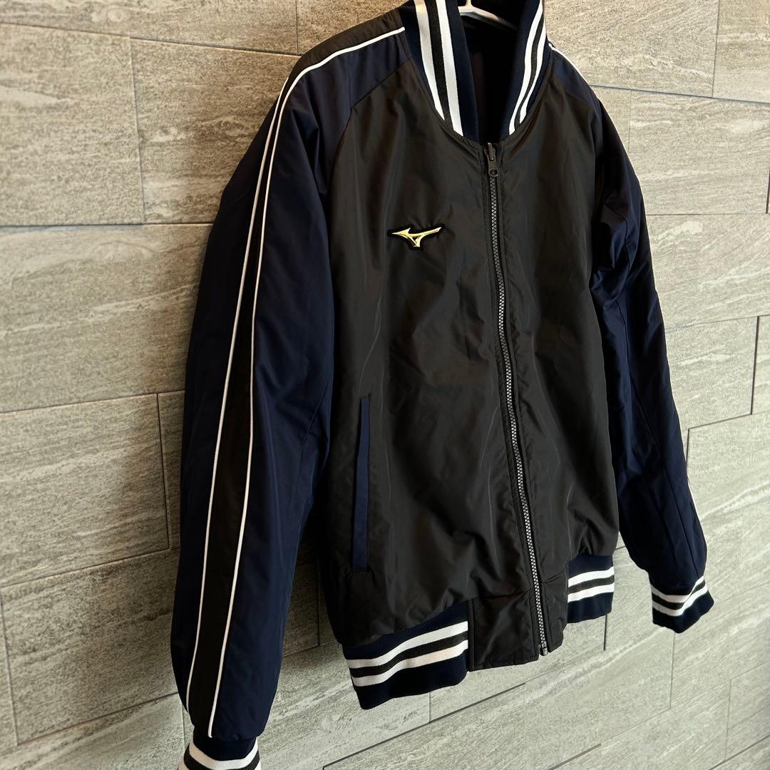 超美✨限定 ミズノプロ M 中綿グラウンドコートリバーシブル　野球　ベースボール