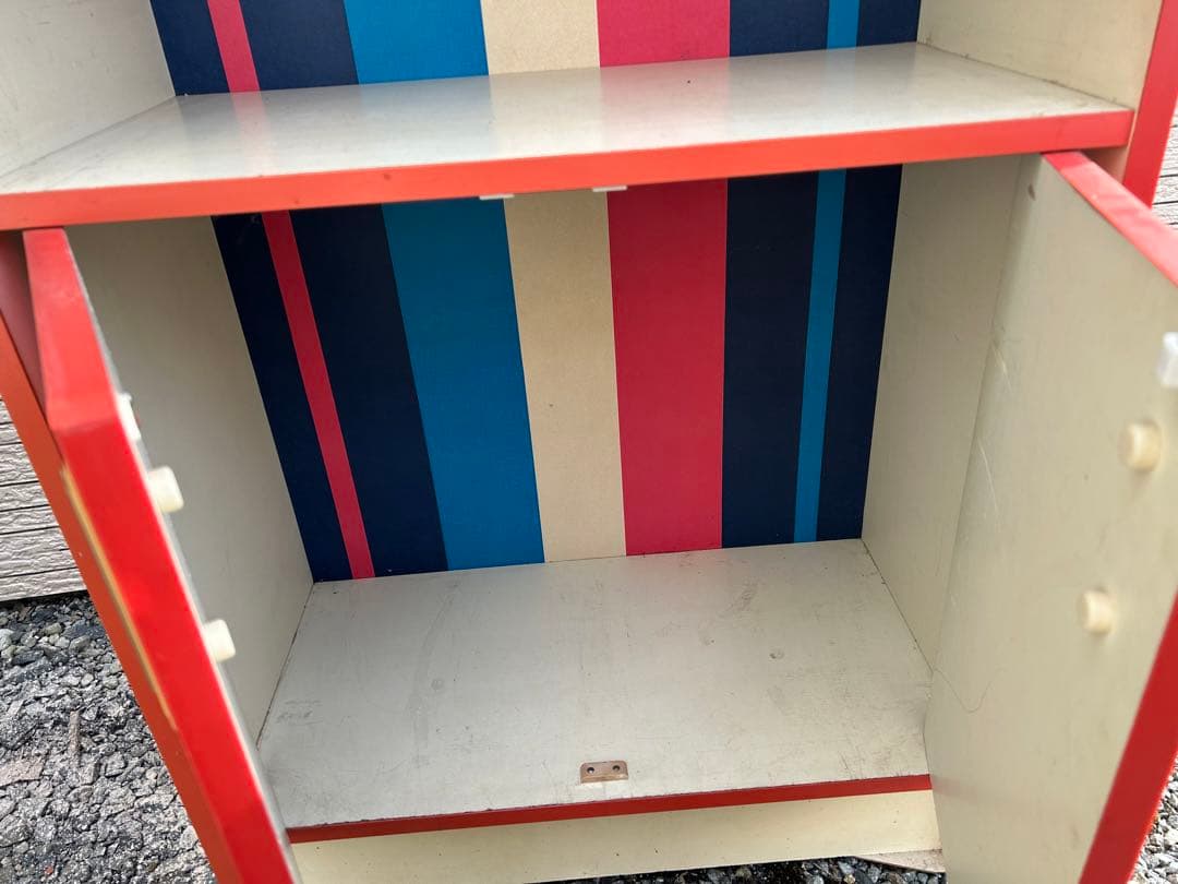 昭和レトロ　オレンジ棚　レトロポップ