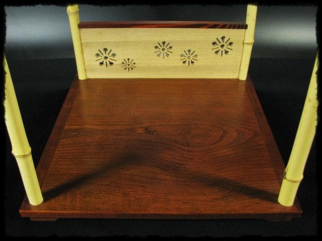 鵬雲斎好 三和棚 川瀬 表完 裏千家 棚物 茶道具 共箱 g5