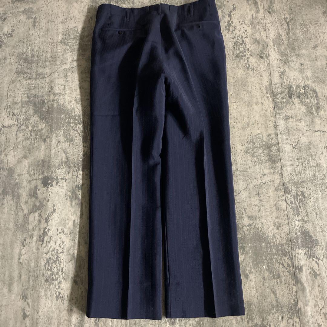 美品 高級 濃紺 セットアップスーツ × Christian Diorネクタイ