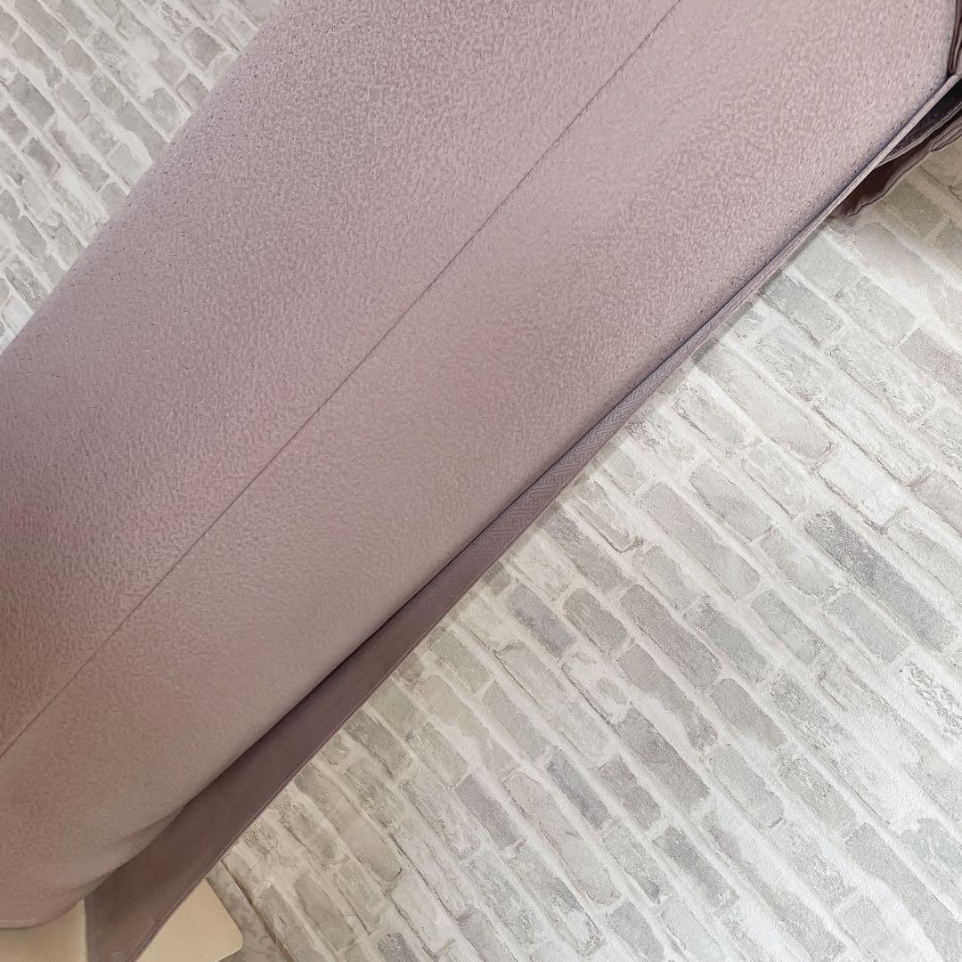 色無地　フルセット　薄紫　バチ衿　躾糸付き　シンプル　礼装　カジュアル　Q1