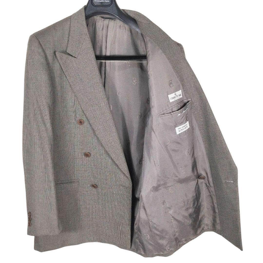 ​伊勢丹 CERRUTI ダブルスーツ セットアップ LL相当 ウール100%