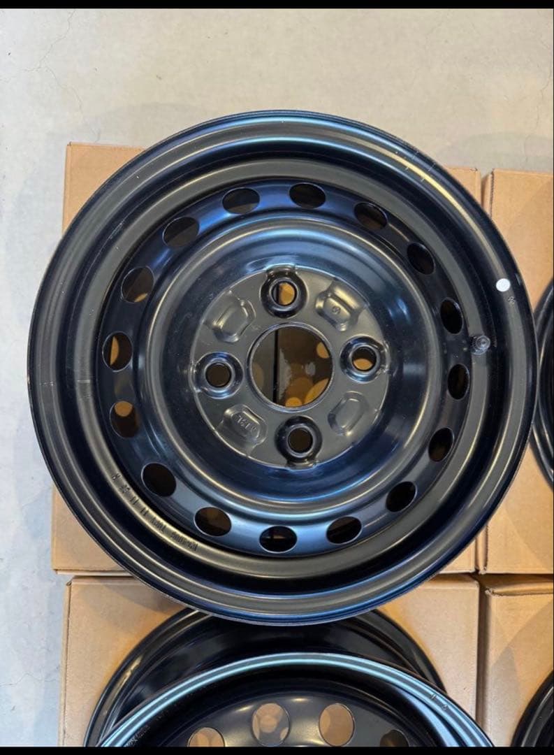 ダイハツ純正　アトレー　12インチ スチールホイール 4個セット新車外し送料込