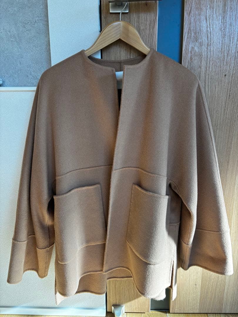 St.cecilia girlish リバーウールコート　キャメル