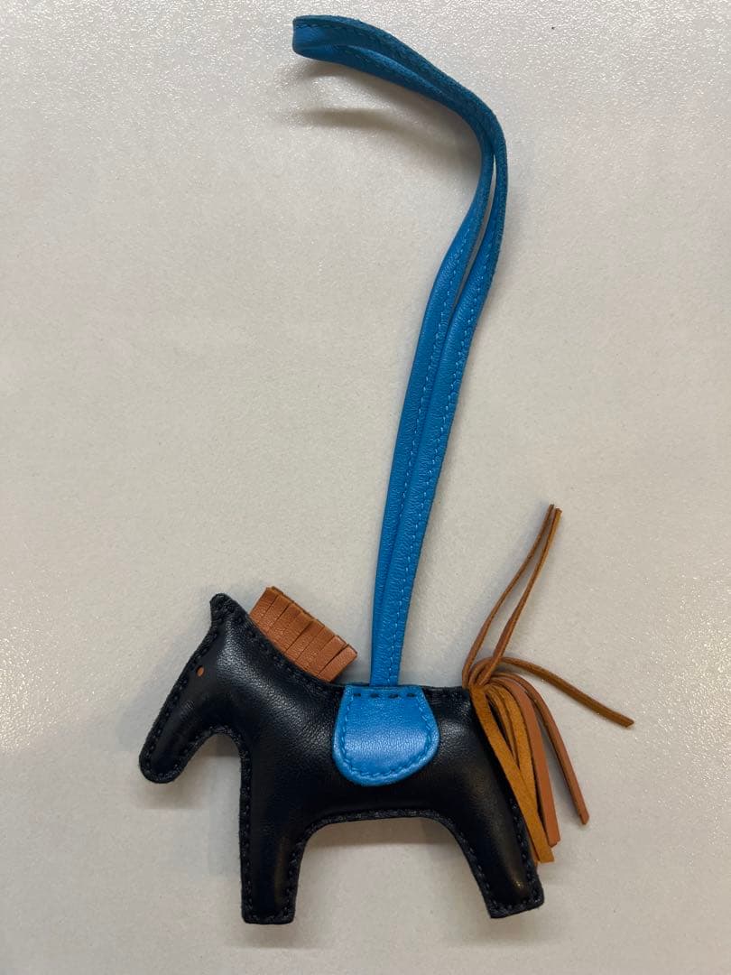 HERMES エルメス　ロデオ PM ブラック×ブルー×ブラウン