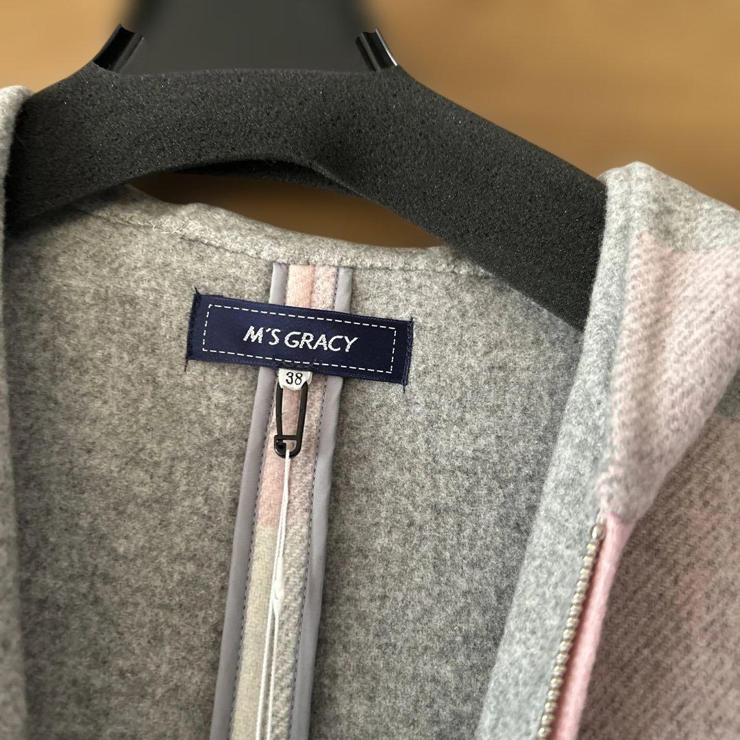 麗華 エムズグレイシー のポンチョコート38号