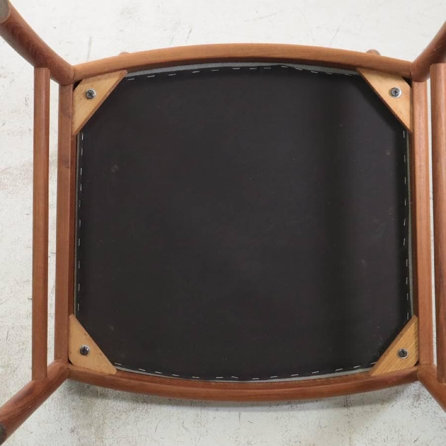 2の1 ジャパンビンテージ 日田工芸 マキシム チーク材 アームレスチェア 4