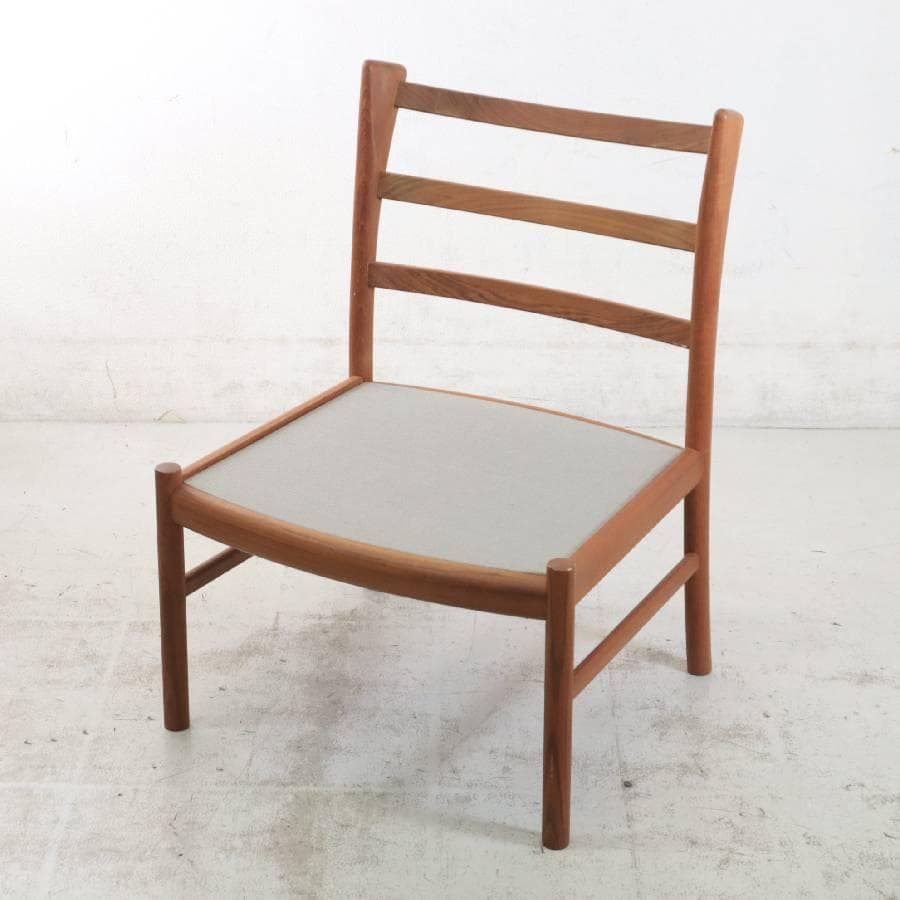 2の1 ジャパンビンテージ 日田工芸 マキシム チーク材 アームレスチェア 4