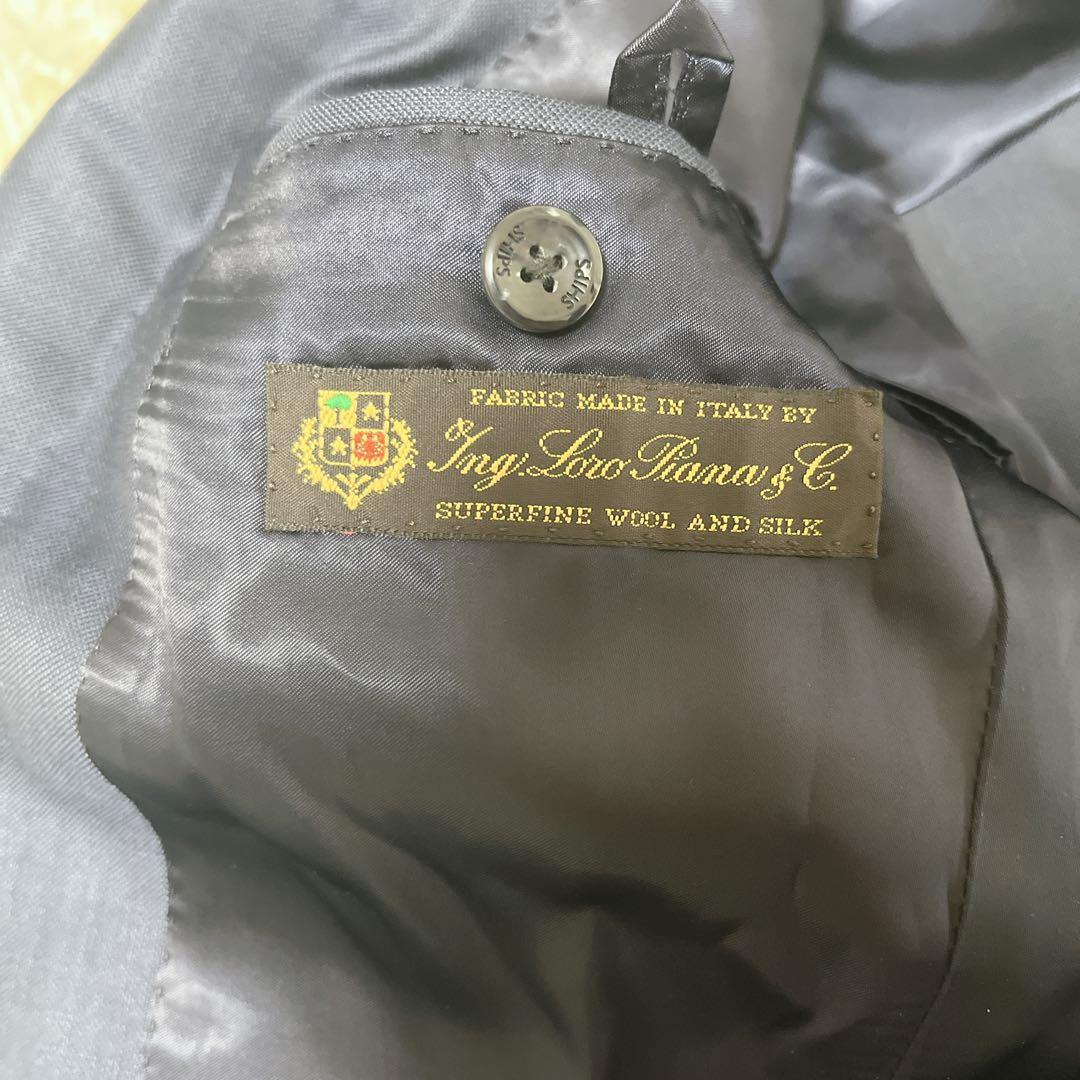 SHIPS スーツ　セットアップ　ロロピアーナ　シルク