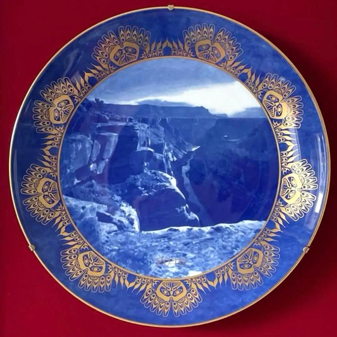 ＊２０１９年・世界自然遺産Grand Canyon＊額装４６cm・Meissen