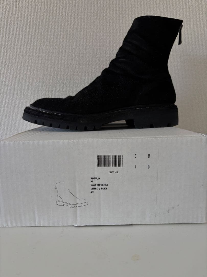 靴 Guidi 796V_N CALF REVERSE 42