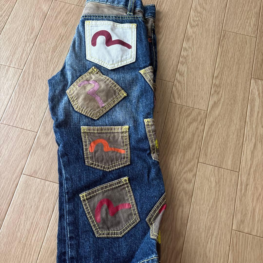 evisu エビス　キッズ　ジーンズ　メニーポケット
