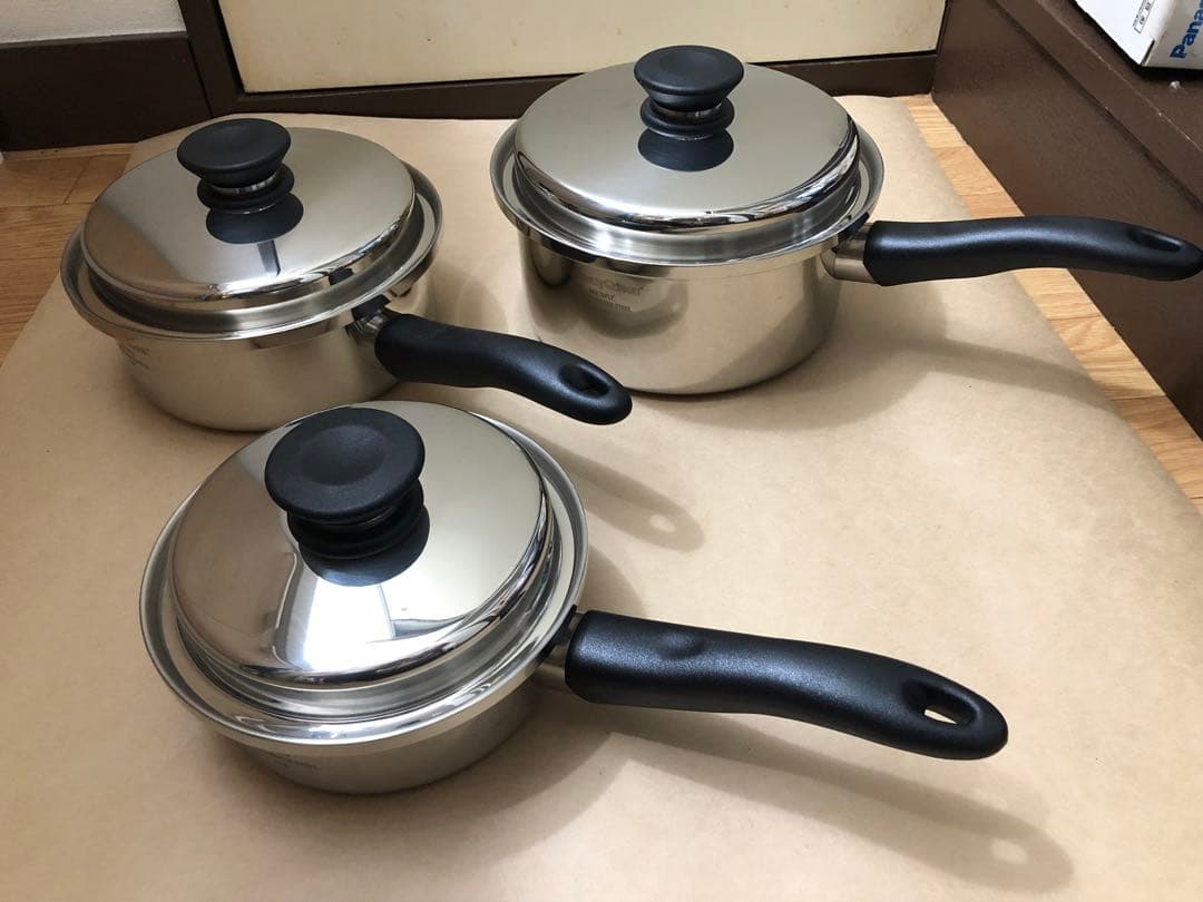 未使用　アムウェイ　クィーンクック　ソースパン　フライパン5点セット