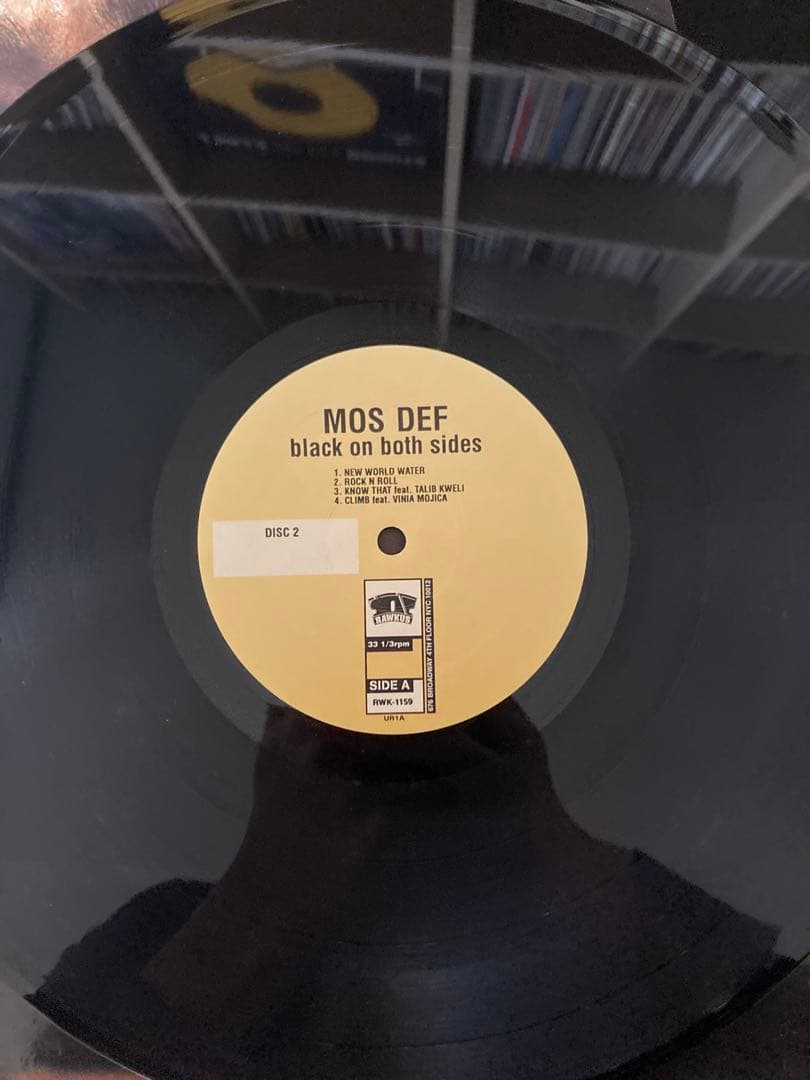 MOS DEF black on both sides 2LPアナログ