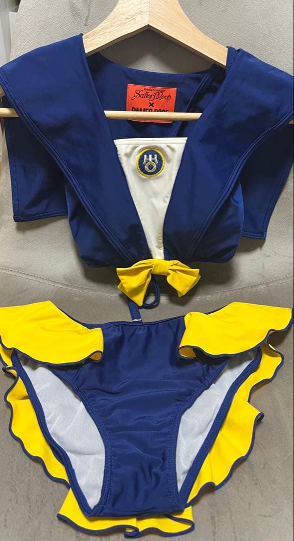 セーラームーン　PAMEOPOSE コラボ　セーラーウラヌス　　水着　ネイビー