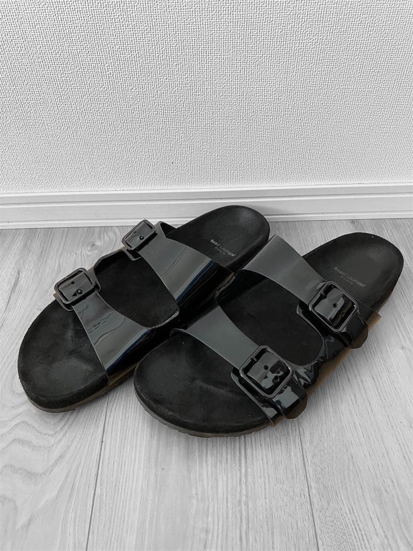 サンローラン　ブラック サンダル