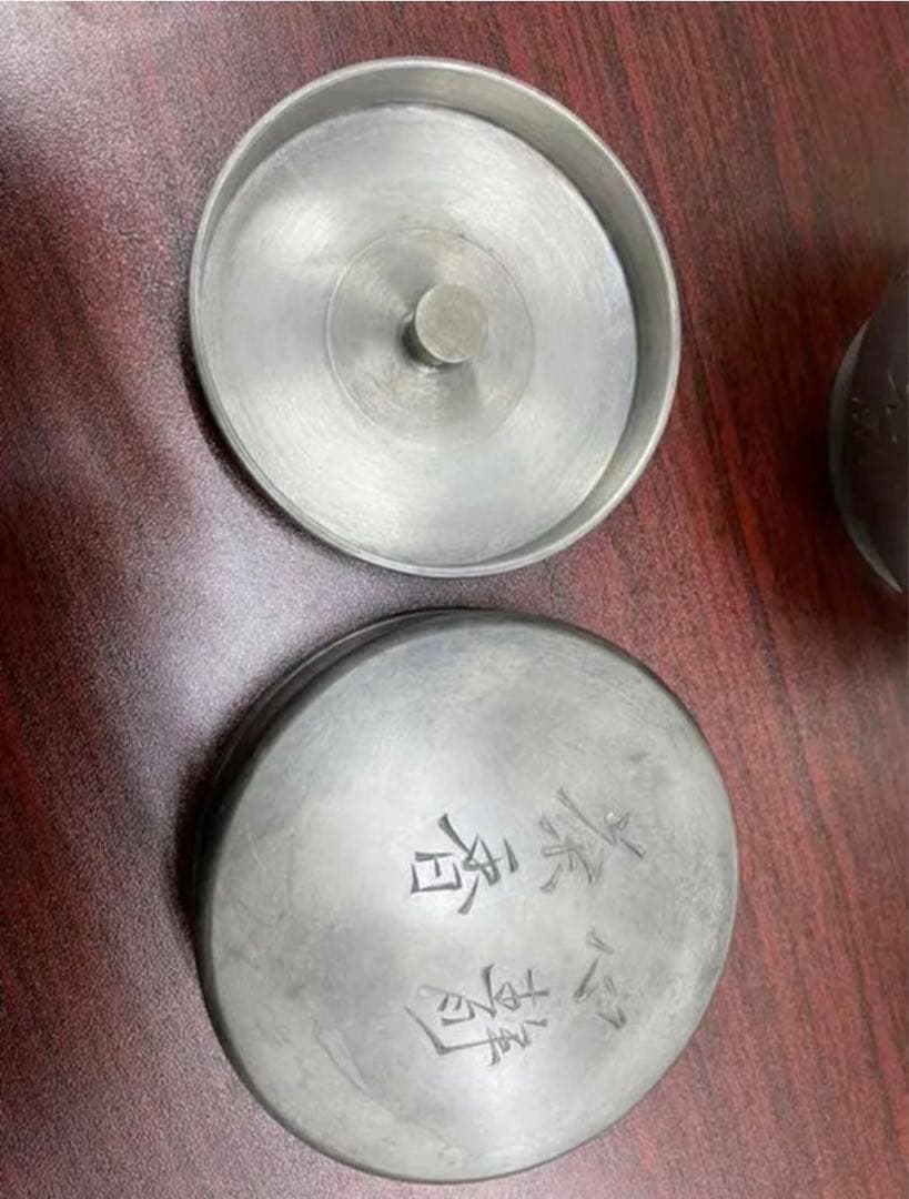 時代古錫 茶壺 唐物 茶心壷 重さ902g