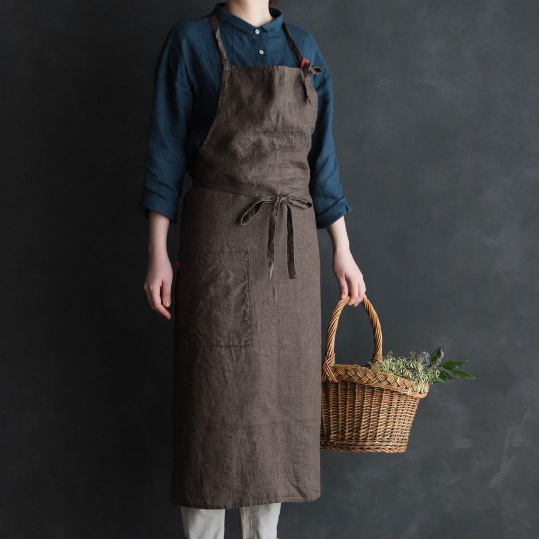 ⭐️ 新品 Lino e Linaリーノエリーナ ミラ ぺレンヌ フルエプロン