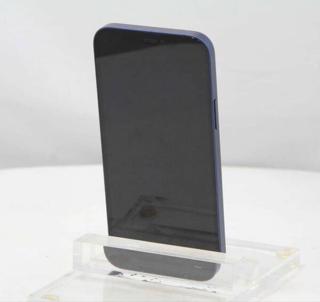 バッテリー100%iPhone12 256GBブルーMGJ33J/Aコードおまけ