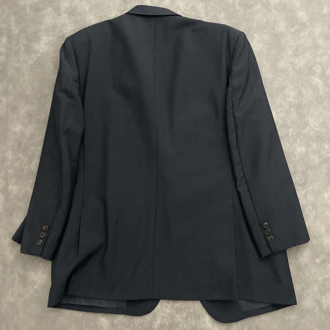 極上 イタリア製 Zegna深紺シングルスーツ × OLD CHANELネクタイ