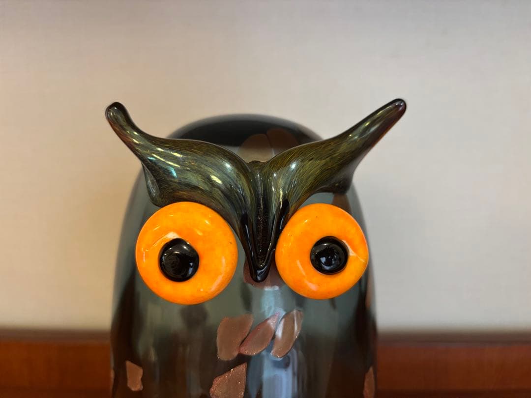  イッタラ 長耳のフクロウ　トラフズク フクロウ　専用箱付