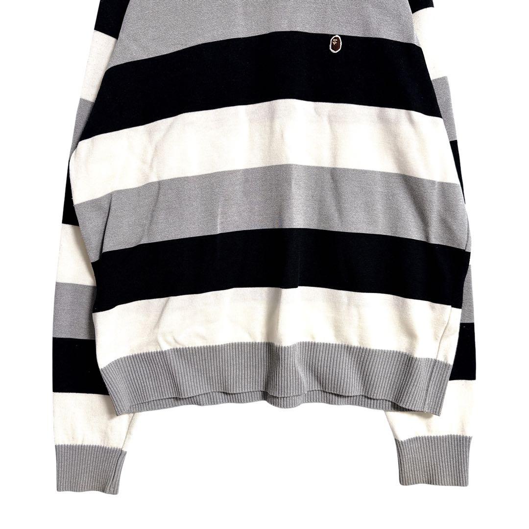 A Bathing Ape セーター 初期タグ 90s XL ボーダー
