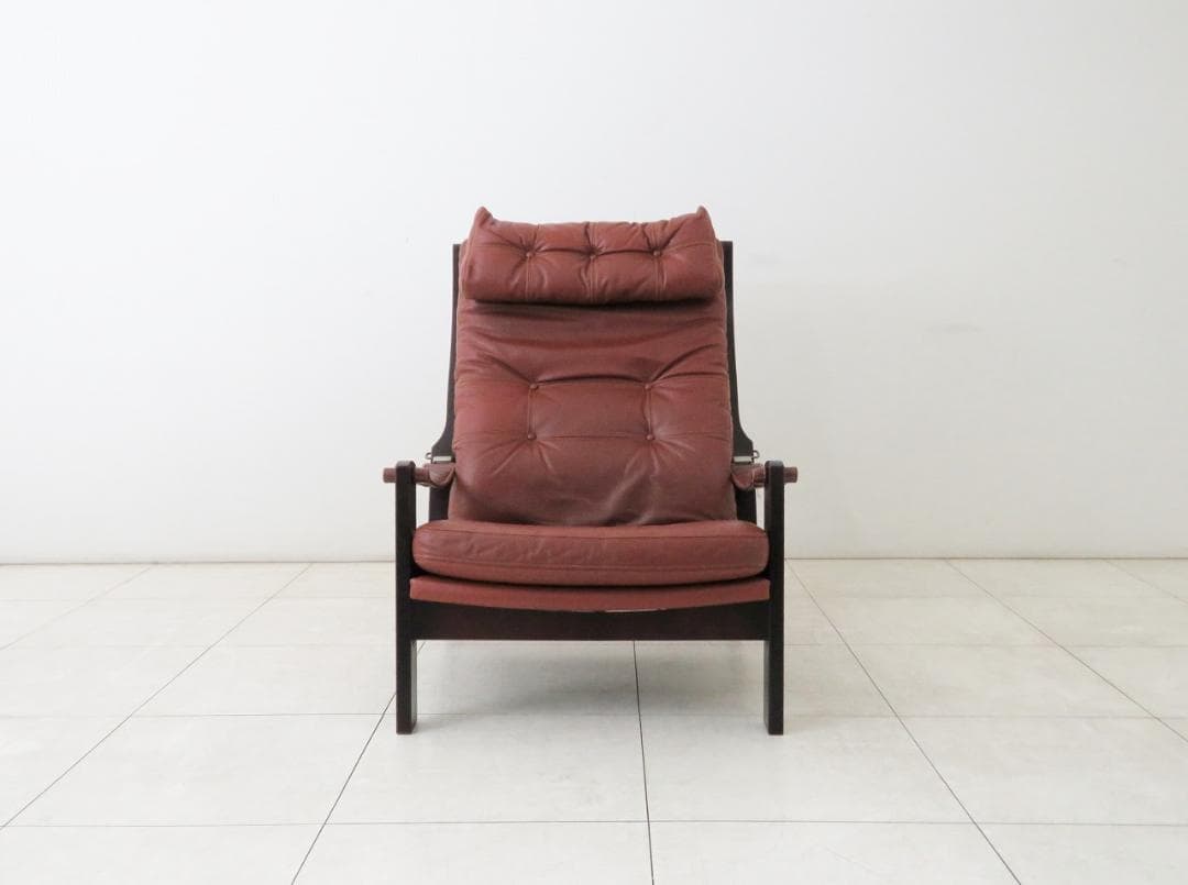 Hock ホック カンディハウス ヴィンテージ シングルソファ ハイバック 本革