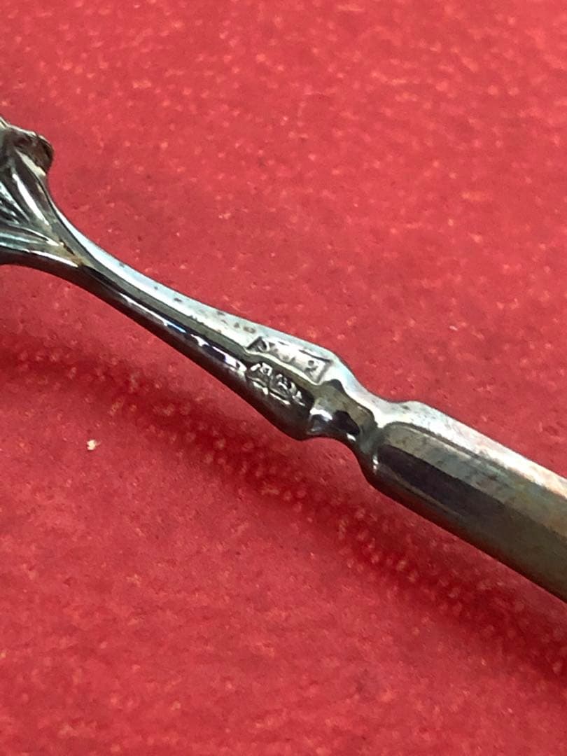 ビンテージ　純銀製　S.J.Rose & Son デミタススプーン　アンティーク