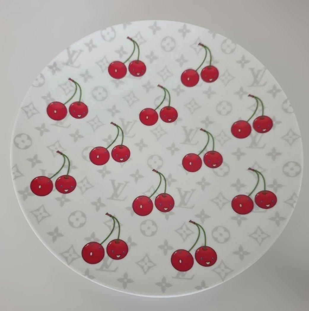 ルイヴィトン ✕ 村上隆　チェリー デザートプレート 1枚 R93117