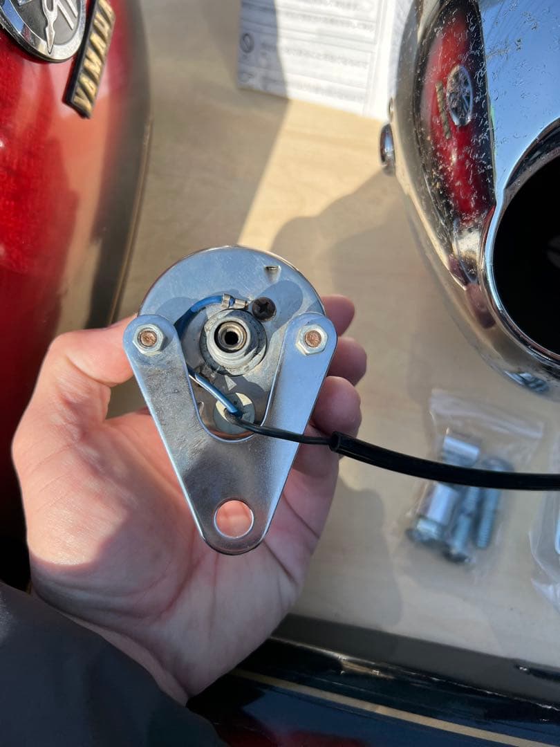 an10　送料込み！SR400用 限定サンバーストタンクとパーツ一式