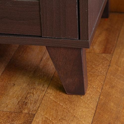 〇2種セット ウッドグラデーション　キャビネット引き出し4杯付ｘ１+チェストｘ１